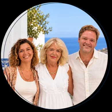 Karen Jessen with Ana and Christian Charters Jessen