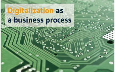 Digitalization as a business process.