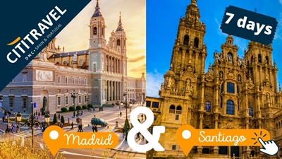 Package 7 days Madrid & Santiago